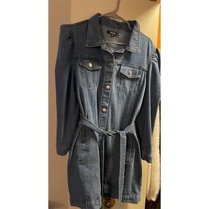 Misguided Denim Dress. Work Once